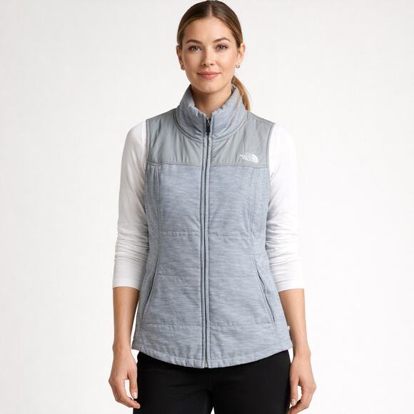 The North Face Jackets & Blazers - The North Face Women's Pseudio Vest Size Medium Heather Gray